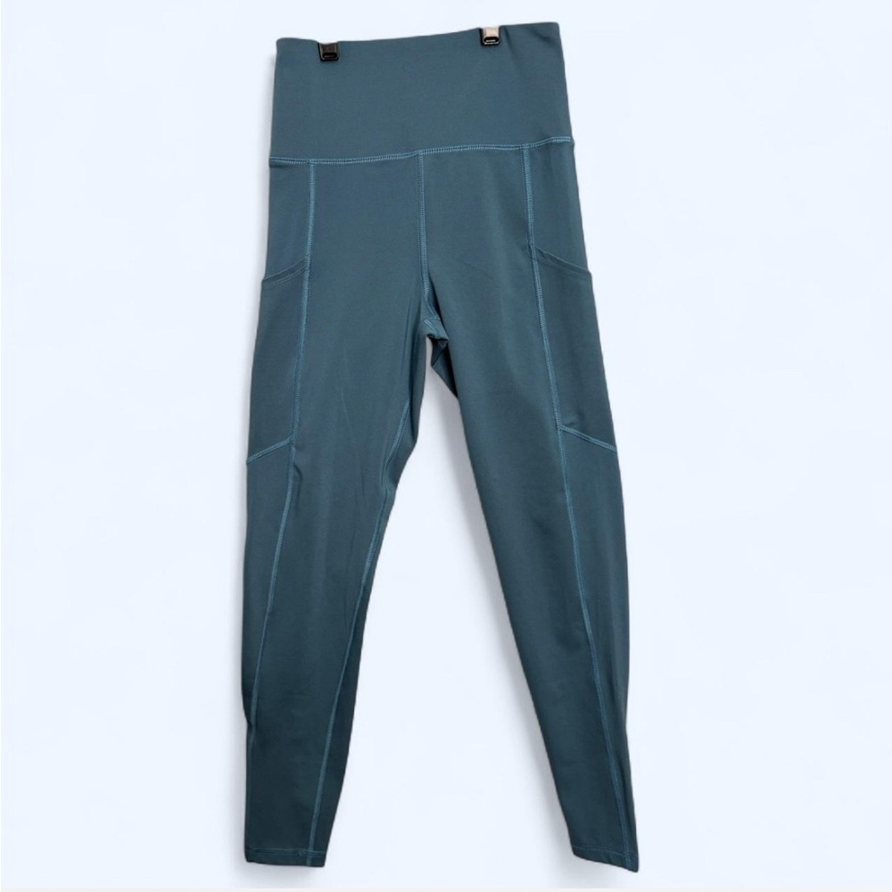 American Eagle High Waisted Teal Leggings With Pockets